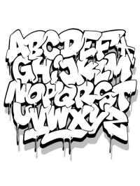 Graffiti cu alfabetul