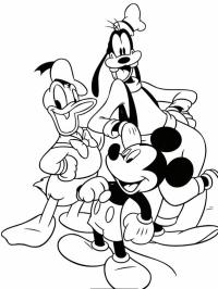 Donald, Goofy și Mickey