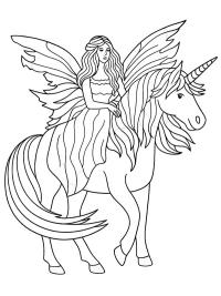 Unicorn și zână