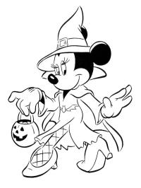 Minnie Mouse de Halloween