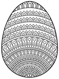 Mandala ouă de Paște