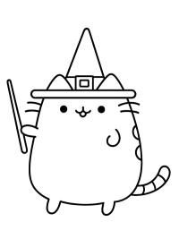 Pusheen vrăjitoare