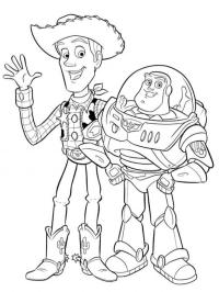 Șeriful Woody Pride și Buzz Lightyear