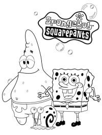 Spongebob, Patrick Stea și melcul Gary