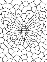 Fluture mozaic