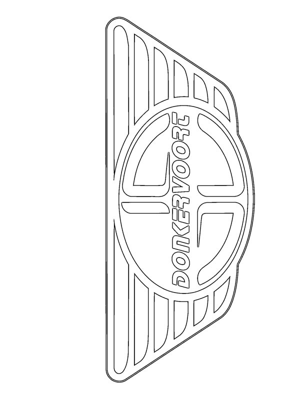 Logo Donkervoort de colorat