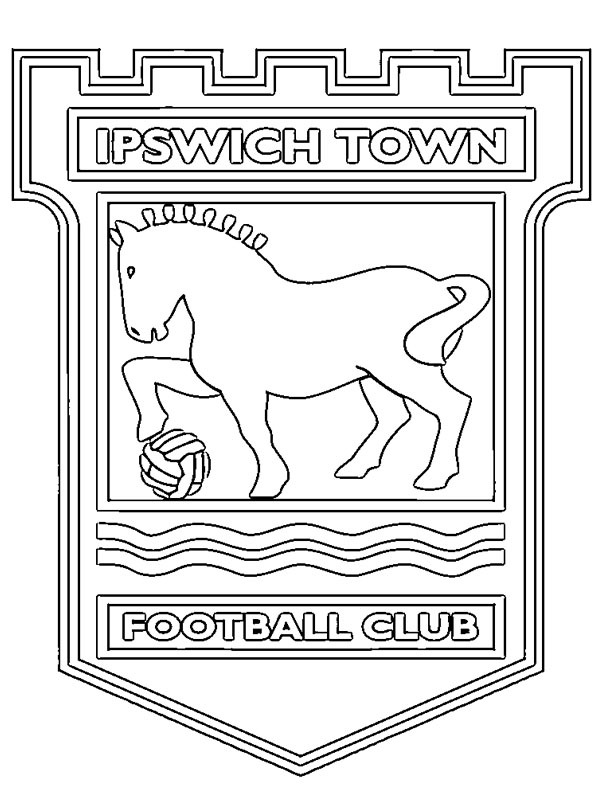 Ipswich Town FC de colorat