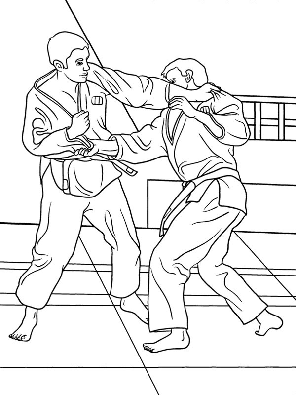 Judo de colorat