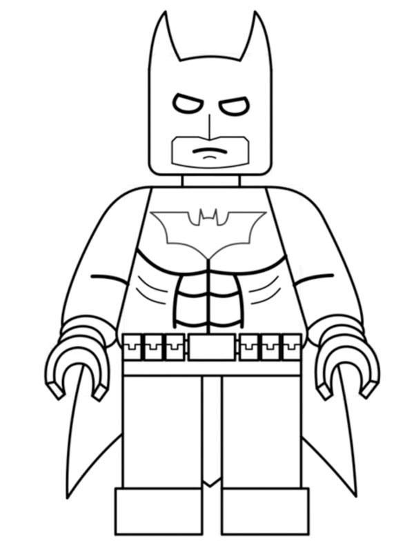 LEGO Batman de colorat