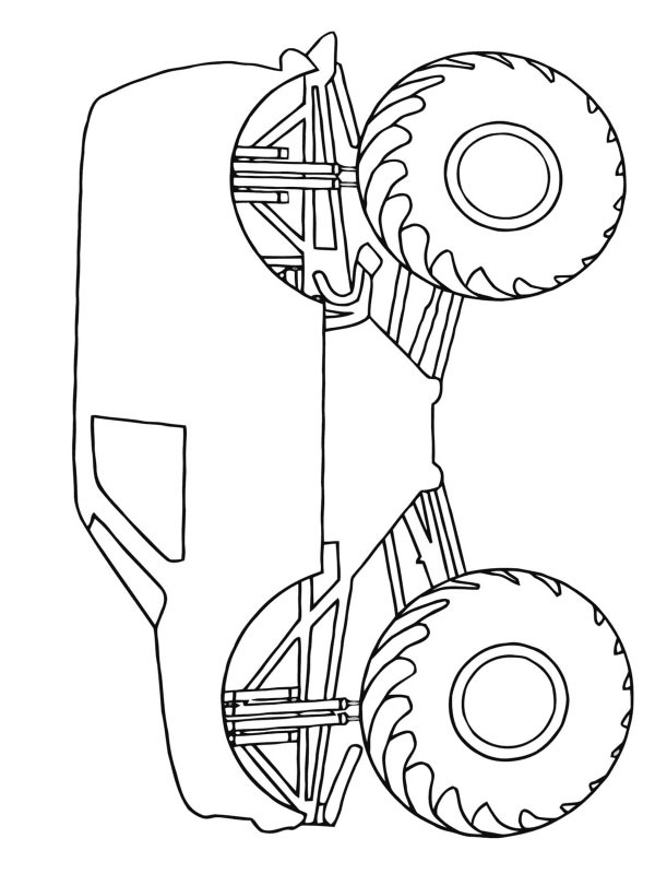 Monstertruck de colorat