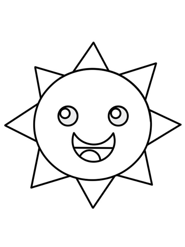 Mr. Sun (Incredibox Sprunki) de colorat