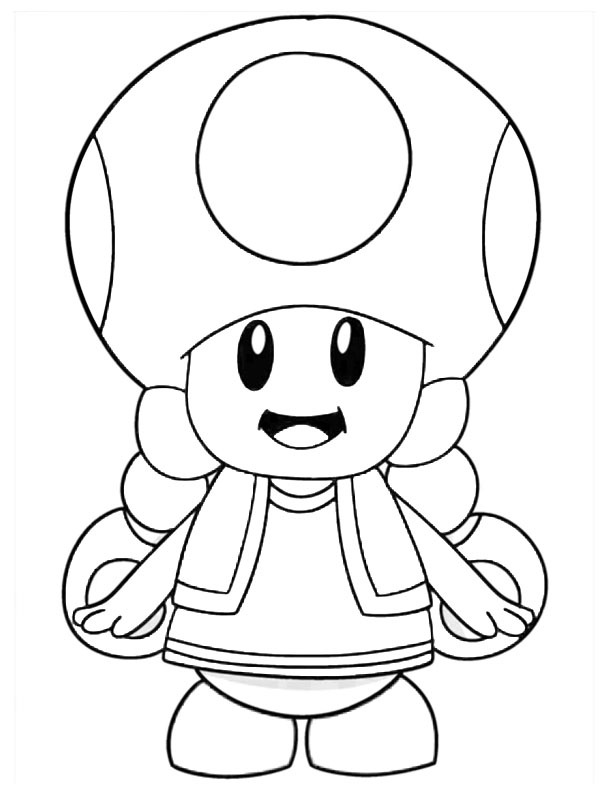 Toadette de colorat