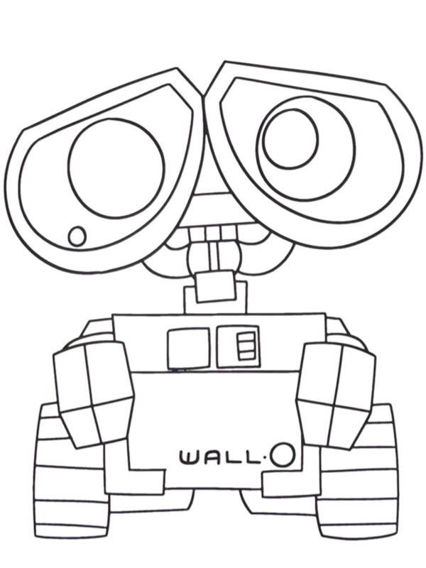 WALL-E de colorat